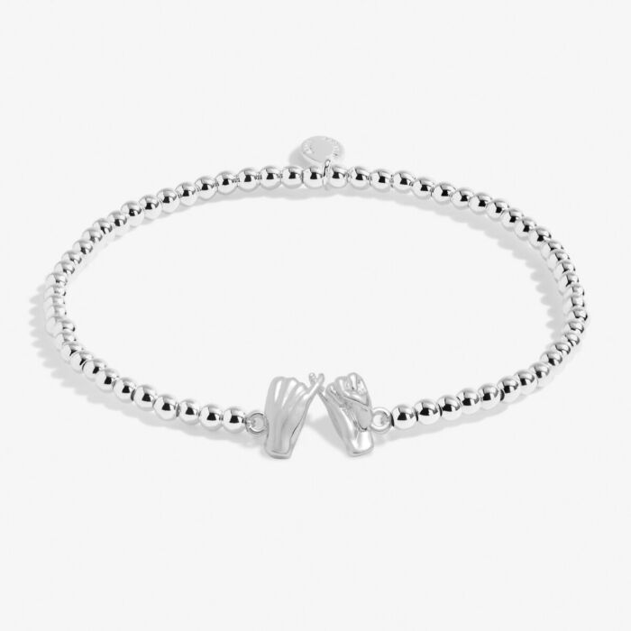 Joma Jewellery A Little 'Pinky Promise' Bracelet In Silver Plating